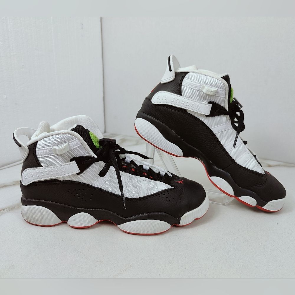 Nike Youth Air Jordan 6 Rings GS 'He Got Game' Basketball Sneakers, 7Y